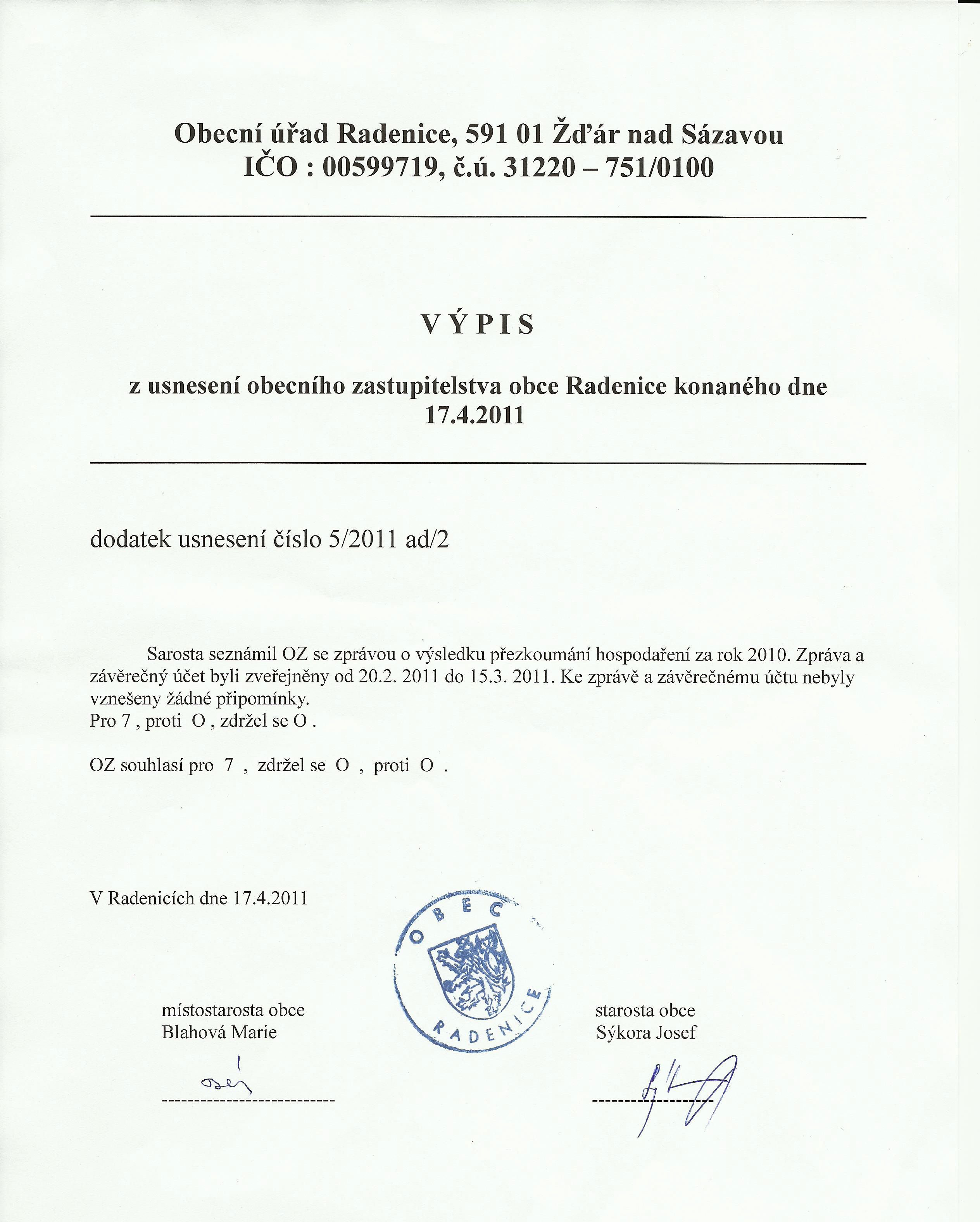 vypis strana 1